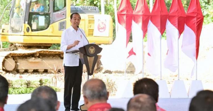 Peserta HUT RI Di IKN, Undangan Dipangkas Dari 8.000 Jadi 1.300 Presiden Jokowi saat acara di IKN. Foto : Ist