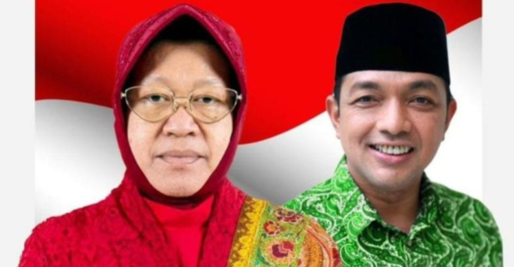 Pilkada Jatim, PDIP Usung Risma-Gus Han Foto : Ist