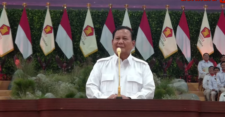 Prabowo Bicara Blak-Blakan, Banyak Menteri Sport Jantung Jalan Bareng Jokowi Foto : Ist