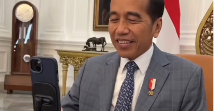 Presiden Video Call Veddriq Dan Rizki, Ucapkan Selamat Foto : Ist