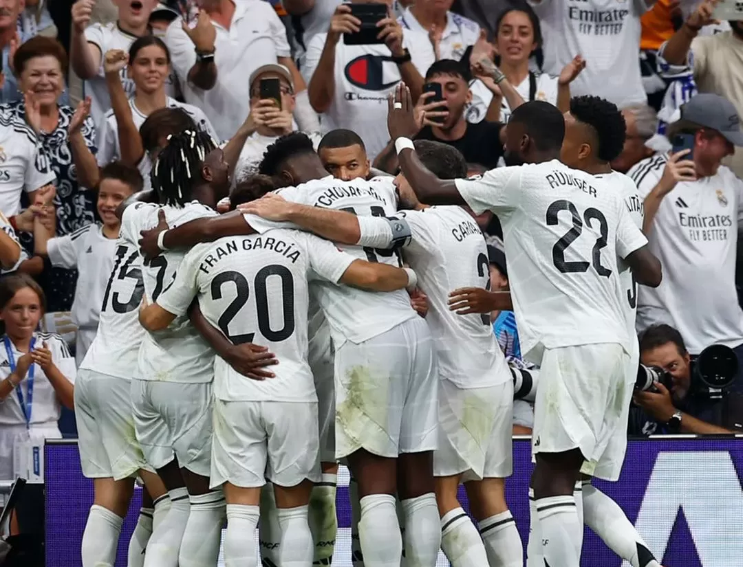 Real Madrid Ditahan Las Palmas 1-1 Skuad Real Madrid. Foto : Ist