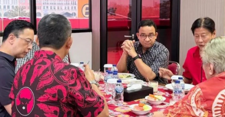 Sambangi Markas Banteng, Apakah Anies Bakal Jadi Cagub Jakarta? Foto : Ist