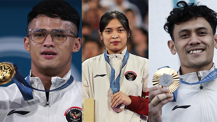 Semua Atlet Olimpiade Paris Dapat Hadiah, Veddriq Dan Rizki Disawer Bonus Rp6 M, Gregoria Rp1,65 M Foto : Ist
