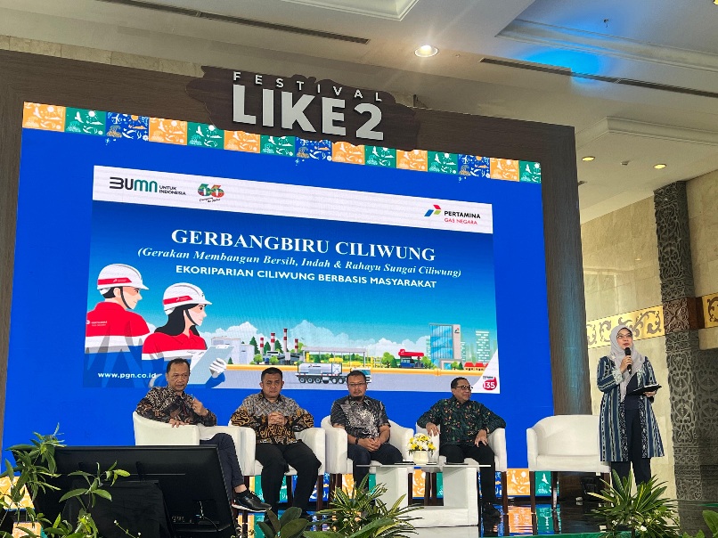 Tingkatkan Kualitas Sungai Ciliwung, PGN Gandeng Masyarakat lewat Program GerbangBiru Ciliwung Foto : Ist