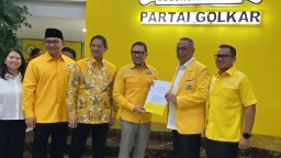 Titah Pencalonan Resmi Didapatkan dari Partai Golkar, Benyamin-Pilar : Kita Buktikan Dengan Kemenangan Foto : Ist