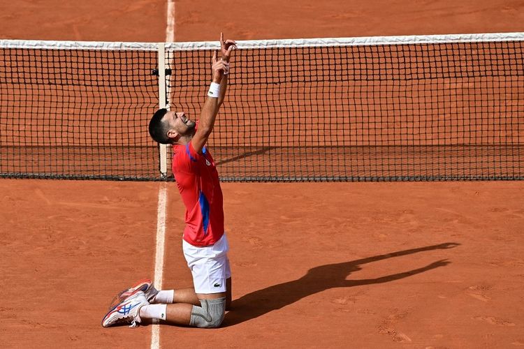 Usai Raih Emas Paris 2024, Djokovic Ingin Main Tenis Sampai Olimpiade AS Foto : Ist