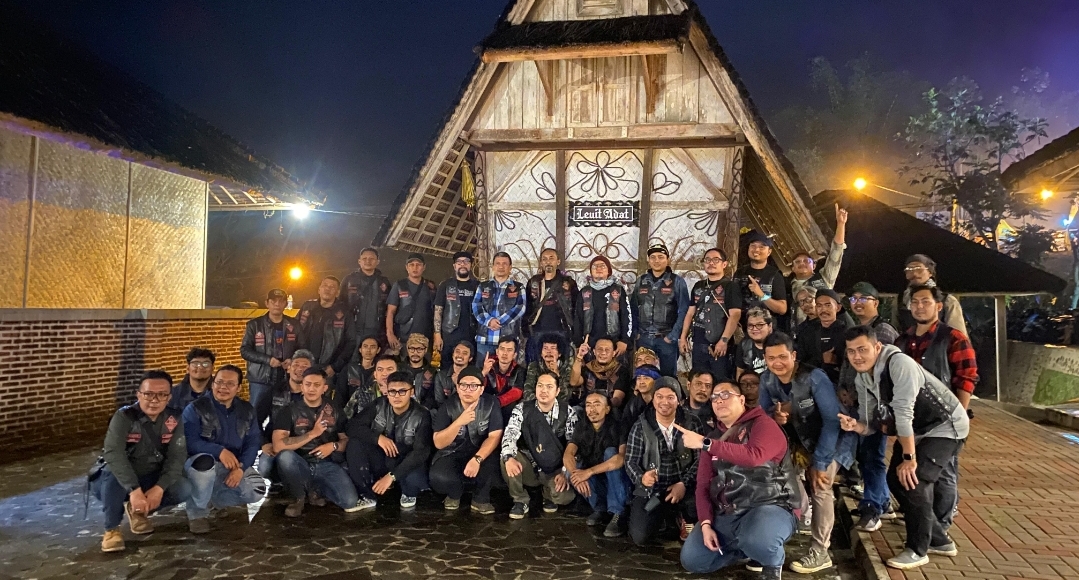 Bikers Brotherhood 1% MC Indonesia Hadiri Seren Taun Kasepuhan Cisungsang Foto : Istimewa