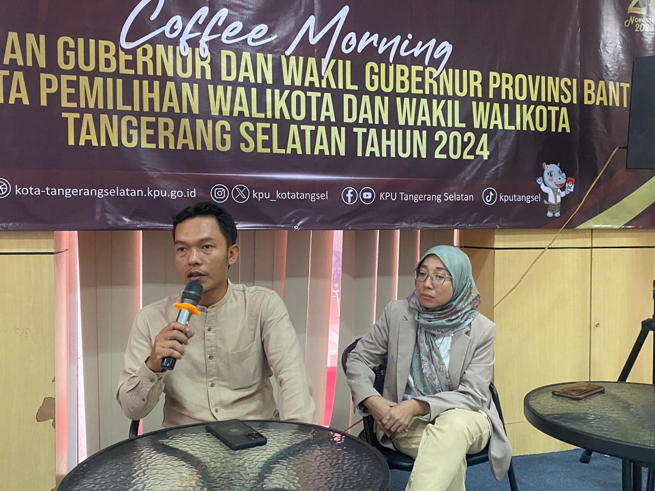 Dana Kampanye Maksimal Rp 48 M KPU Kota Tangsel mulai periksa laporan dana kampanye seluruh paslon Pilkada Tangsel.(dra)