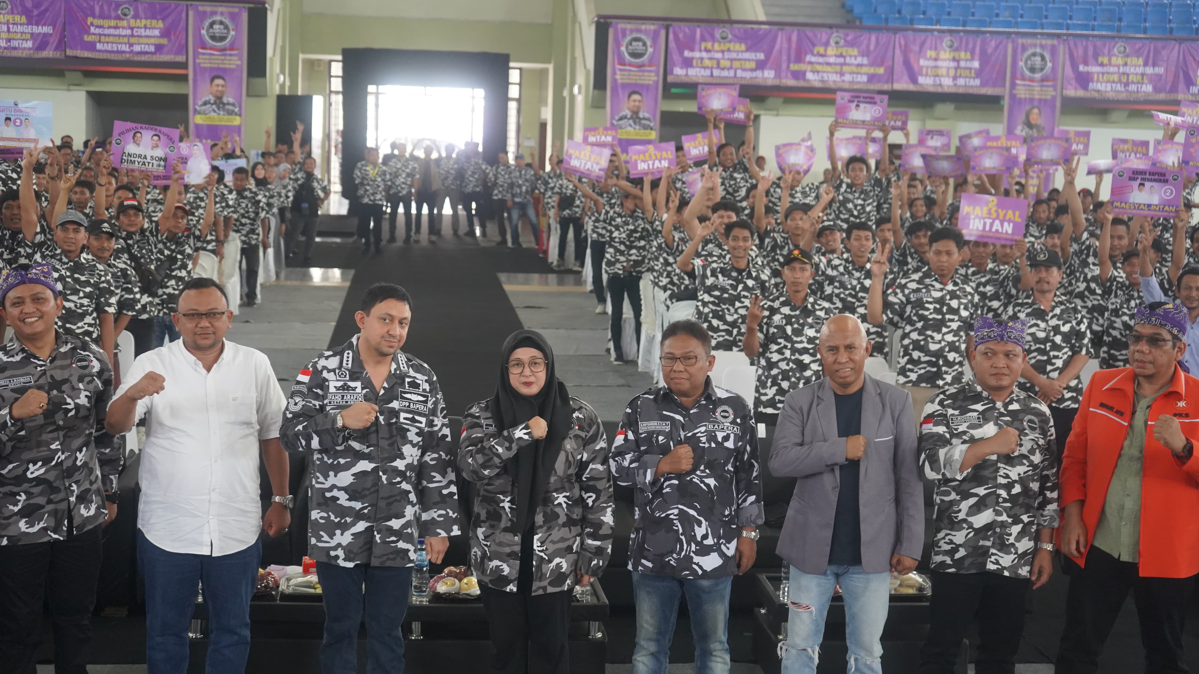 Didukung Bapera, Maesyal-Intan Siap Emban Amanah Masyarakat Kabupaten Tangerang Foto : Ist