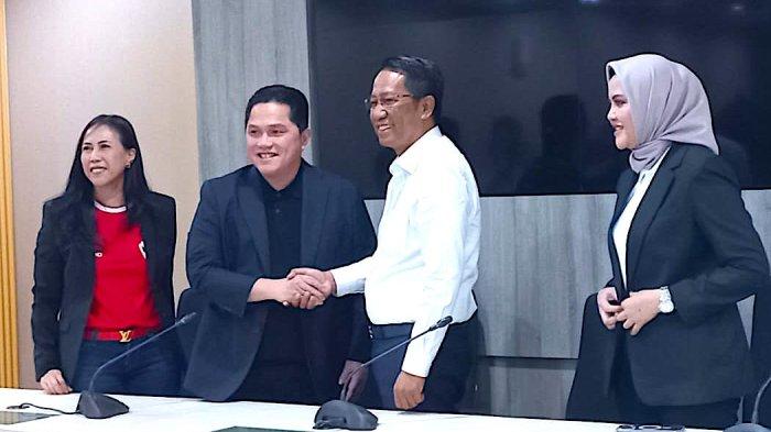 Erick Thohir Tegaskan Naturalisasi Buat Perbaiki Prestasi Timnas Indonesia Foto : Ist