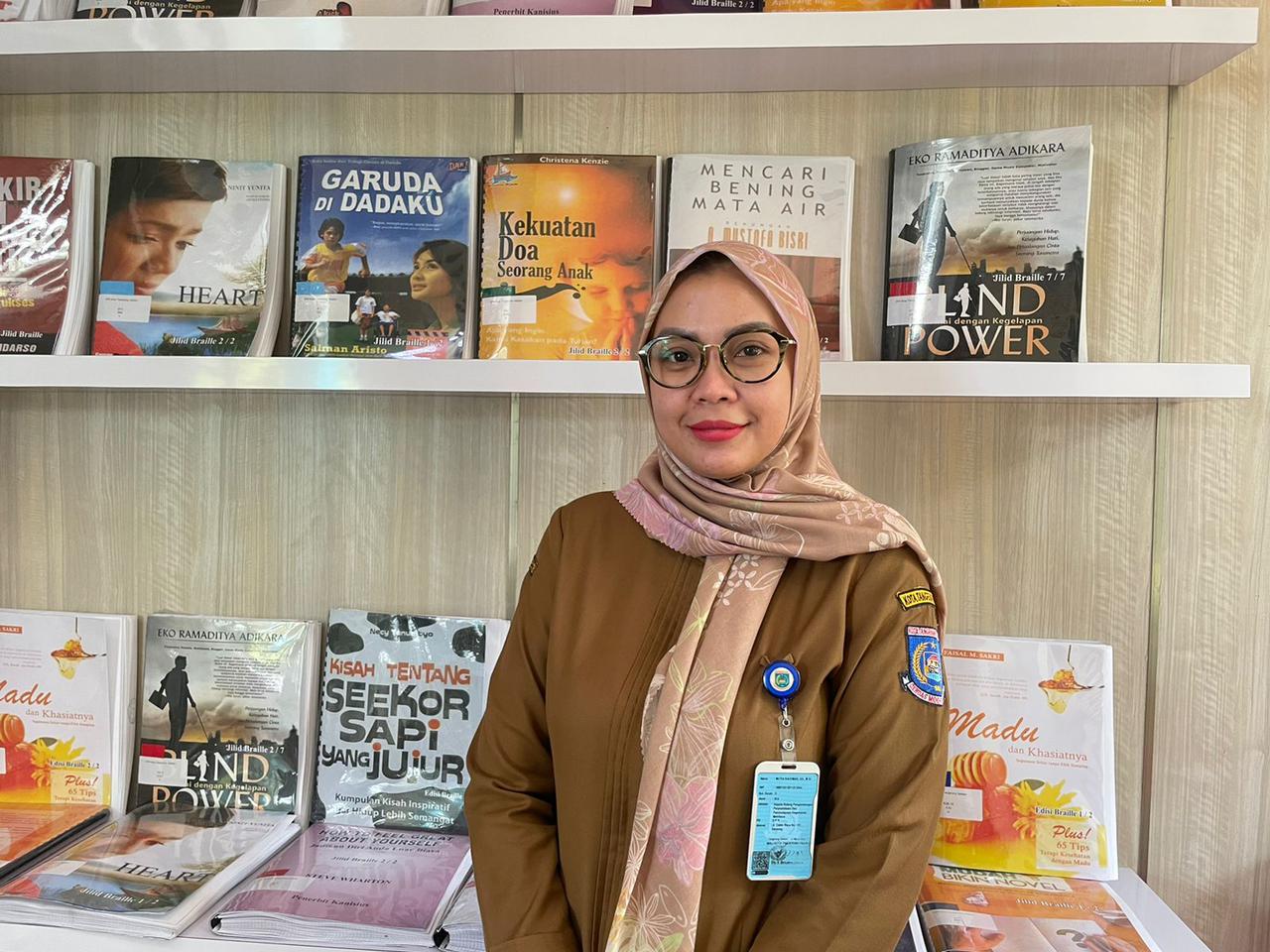 Festival Literasi Dihelat Mulai 9 September Kepala Bidang Perpustakaan Dinas Perpustakaan dan Kearsipan Daerah (DPKD) Tangsel, Mutia Rahmah.(dra)