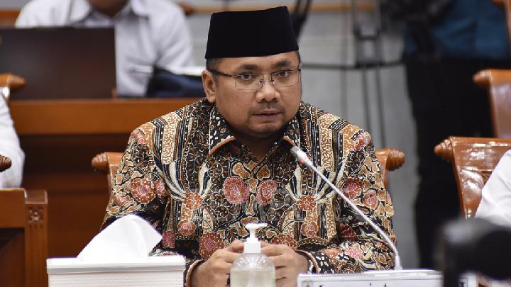 Isu Permainan Kuota Haji, Yaqut Balik Nantang DPR Untuk Ungkap Kecurangan Ke Publik Menag Yaqut Cholil. Foto : Ist