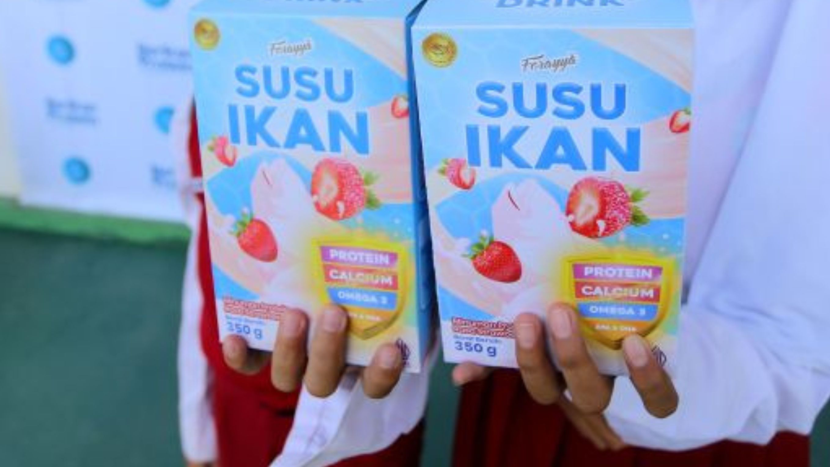 Jelang Pelaksanaan Makan Bergizi Gratis, Susu Ikan Jadi Perdebatan Foto : Ist