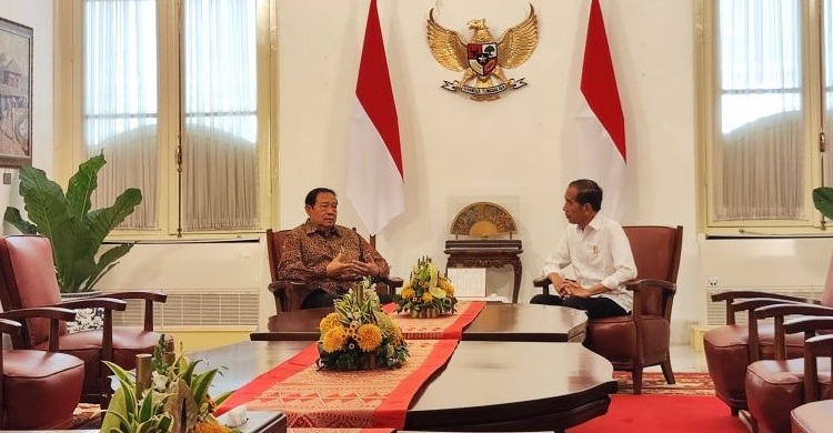 Jokowi Dan SBY Bertemu Istana Negara Foto : Ist