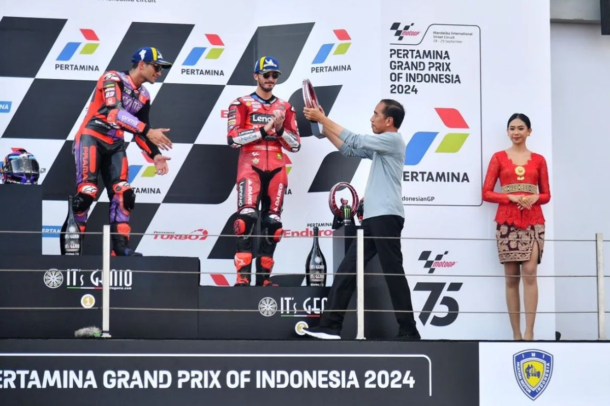 Jokowi Senang MotoGP Mandalika Sukses Foto : Ist