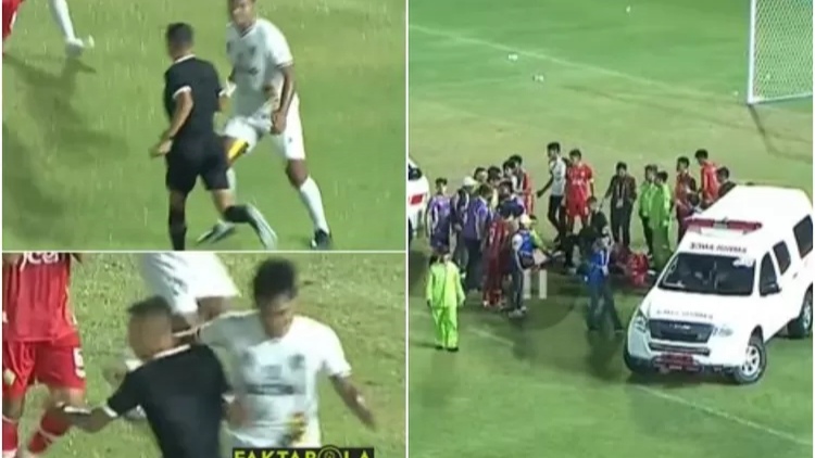 Ketua PSSI Erick Thohir Buka Suara Soal Pemukulan Wasit PON XXI Aceh-Sulteng, Bakal Tindak Tegas Foto : Ist