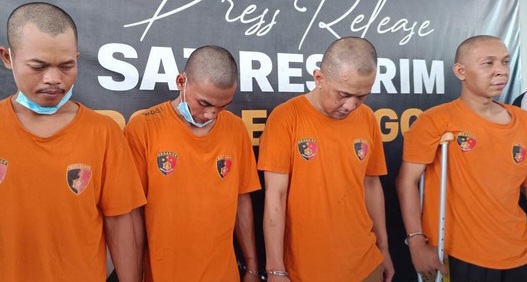 Komplotan Perampok Sadis di Bogor Tewaskan Kepala Keluarga, Polisi Tangkap 4 Pelaku Foto : Ist