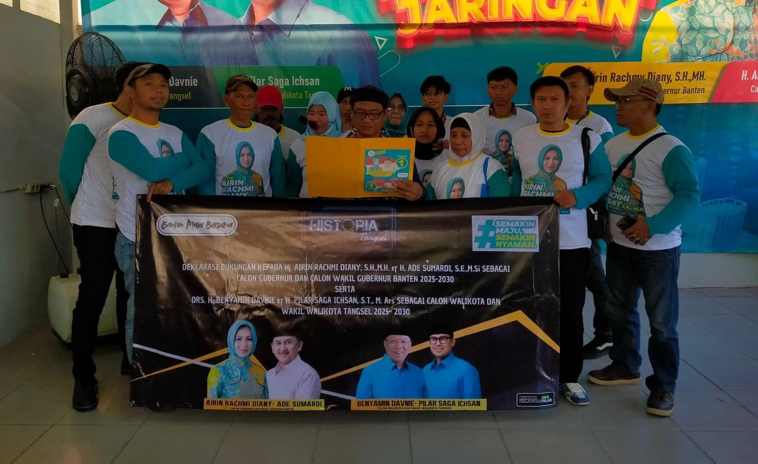Lawan Sikap Apatis, Pegiat Sejarah dan Kebudayaan di Tangsel Jagokan Airin-Ade dan Ben-Pilar Foto : Ist