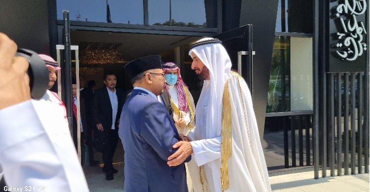 Menag Yaqut Ke Saudi Bahas Persiapan Haji 2025 Dengan Menteri Haji Foto : Ist