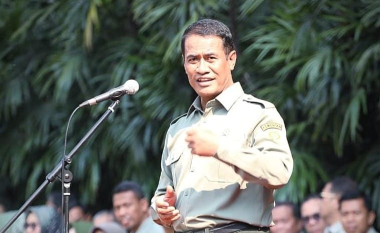 Menteri Amran Kesayangan Presiden Terpilih Foto : Ist