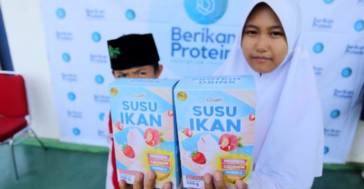 Menu Makan Bergizi Gratis Ada Susu Ikan, Siapa Pernah Coba.... Foto : Ist