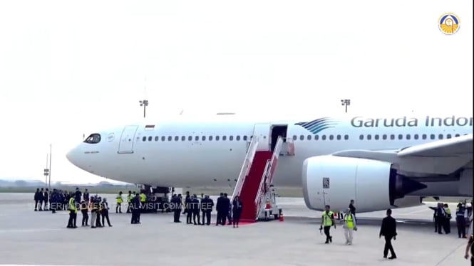 Paus Fransiskus Lanjutkan Perjalanan Apostolik Ke Papua Nugini Dengan Garuda Indonesia Foto : Ist