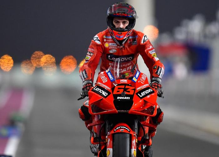 Pecco Pingin Naik Podium Di MotoGP Mandalika 2024 Foto : Ist