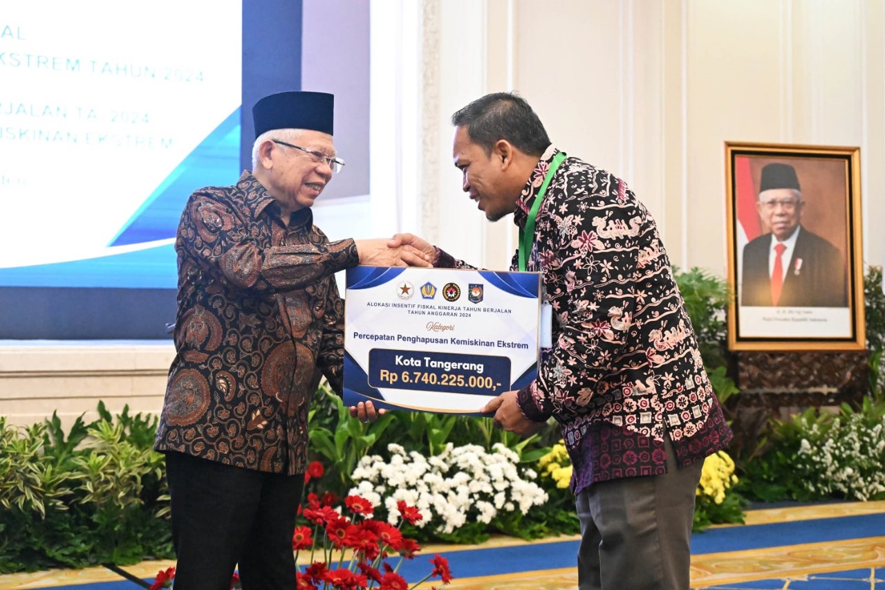 Pemkot Tangerang Dapat Insentif Fiskal Rp 12,4 Miliar Dari Pemerintah Pusat Foto : Ist