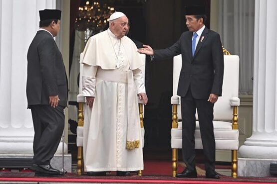 Pidato Di Istana Negara, Paus Sapa Presiden Terpilih Prabowo Subianto Foto : Ist