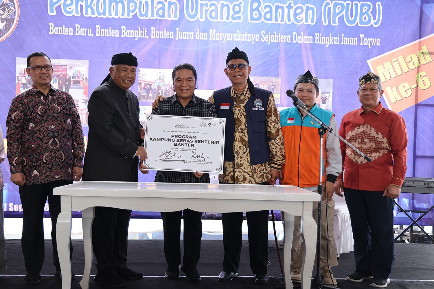 Pj Gubernur Tegaskan Dirinya Komitmen Laksanakan Tujuan Para Pendiri Provinsi Banten Foto : Ist