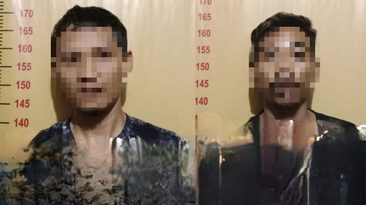 Polisi Gerebek Toko Buku yang Jual Obat-obatan Terlarang, Dua Pelaku Diamankan Foto : Ist