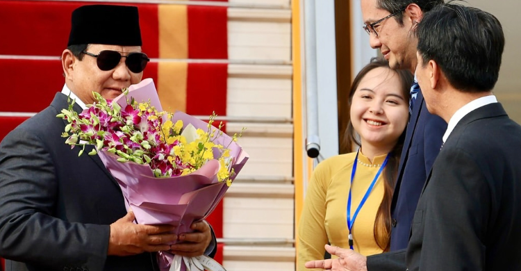 Prabowo Gercep, Dari IKN Langsung Terbang Ke Vietnam Foto : Ist