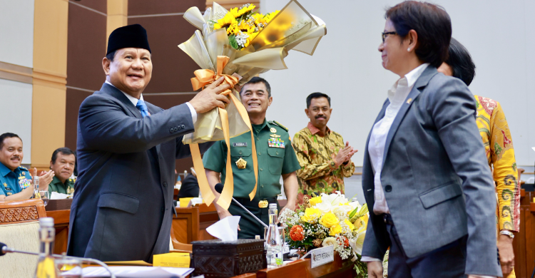 Prabowo Pamit Di Rapat Terakhir DPR, Tugas Lebih Besar Menunggu Kita Foto : Ist