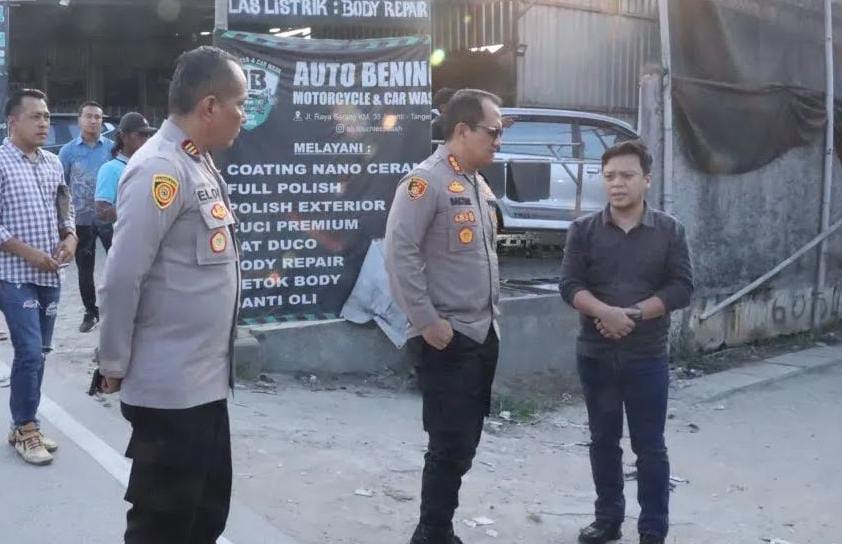 Pria di Tangerang Ditembak karena Pergoki Pelaku Curanmor Foto : Ist