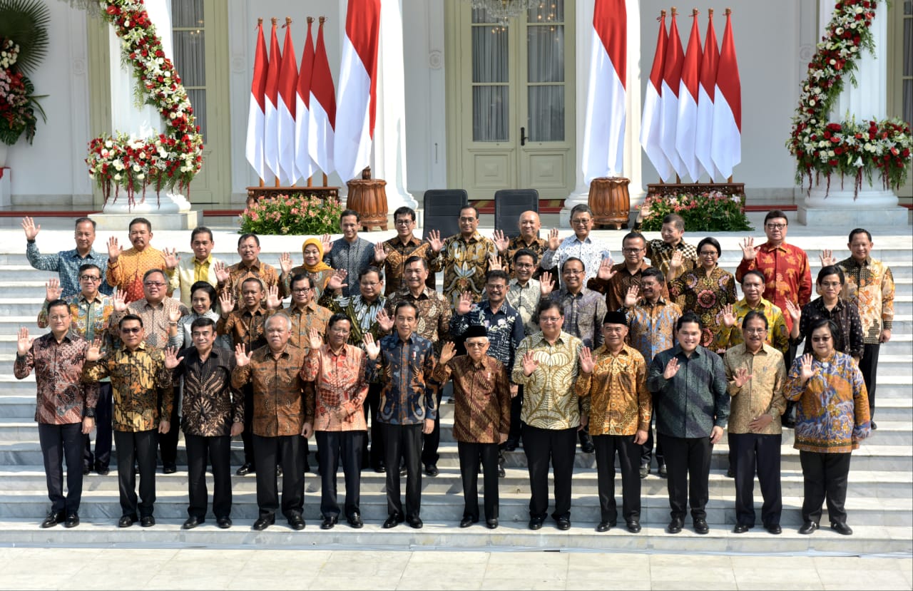 RUU Kementerian Negara Kabinet Disesuaikan Kebutuhan Presiden Menteri Kabinet Jokowi- Maruf Amin. Foto : Ist