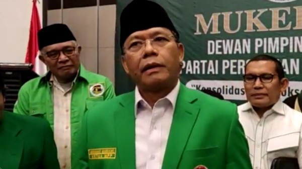 Setelah Gagal Ke Senayan, Muktamar PPP Akan Dipercepat Plt Ketum PPP Mardiono. Foto : Ist