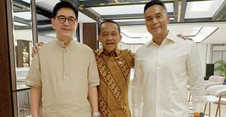Tak Ingin Kadin Pecah, Bahlil Satukan Arsjad Dan Anindya Bakrie Foto : Ist
