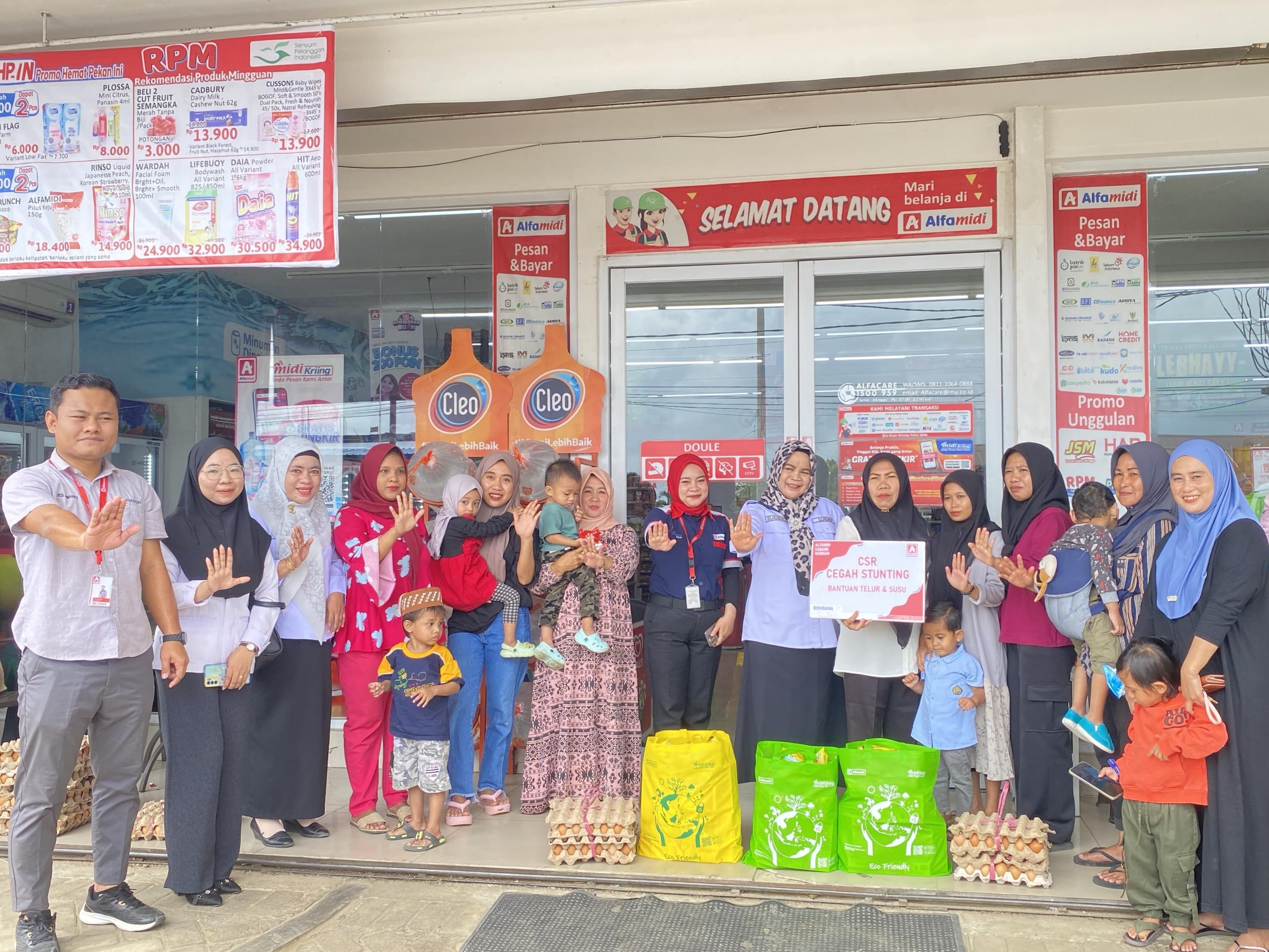 Tingkatkan Gizi Selama 6 Bulan, Alfamidi Bantu Entaskan Stunting Ratusan Anak Dok Alfamidi