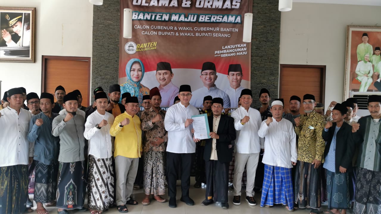 Ulama dan Tokoh Agama di Banten Dukung Andika dan Airin di Pilkada 2024. Foto : Ist