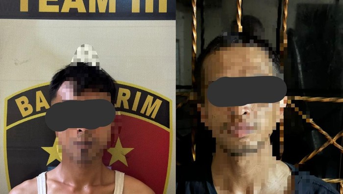 Belum Kapok, Pelaku Curanmor Residivis di Puncak Bogor Ditangkap Polisi Dua tersangka curanmor A (32thn) dan A (34tahun). Foto : Ist