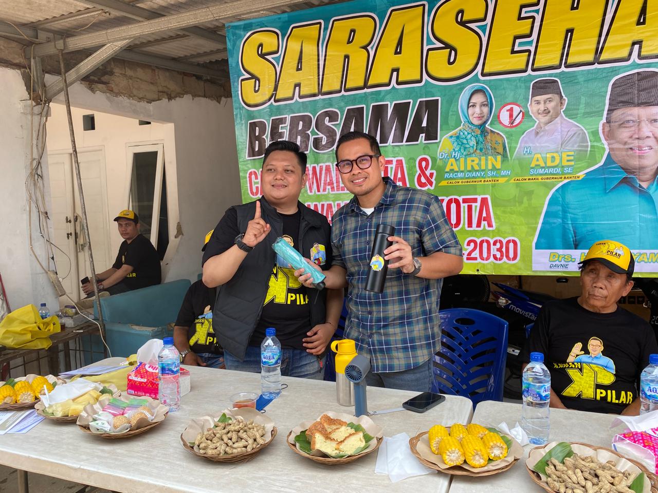 Berjuang Bareng "Kawan Pilar", Cawawalkot Tangsel Gaungkan Pesan Politik Santun Foto : Ist