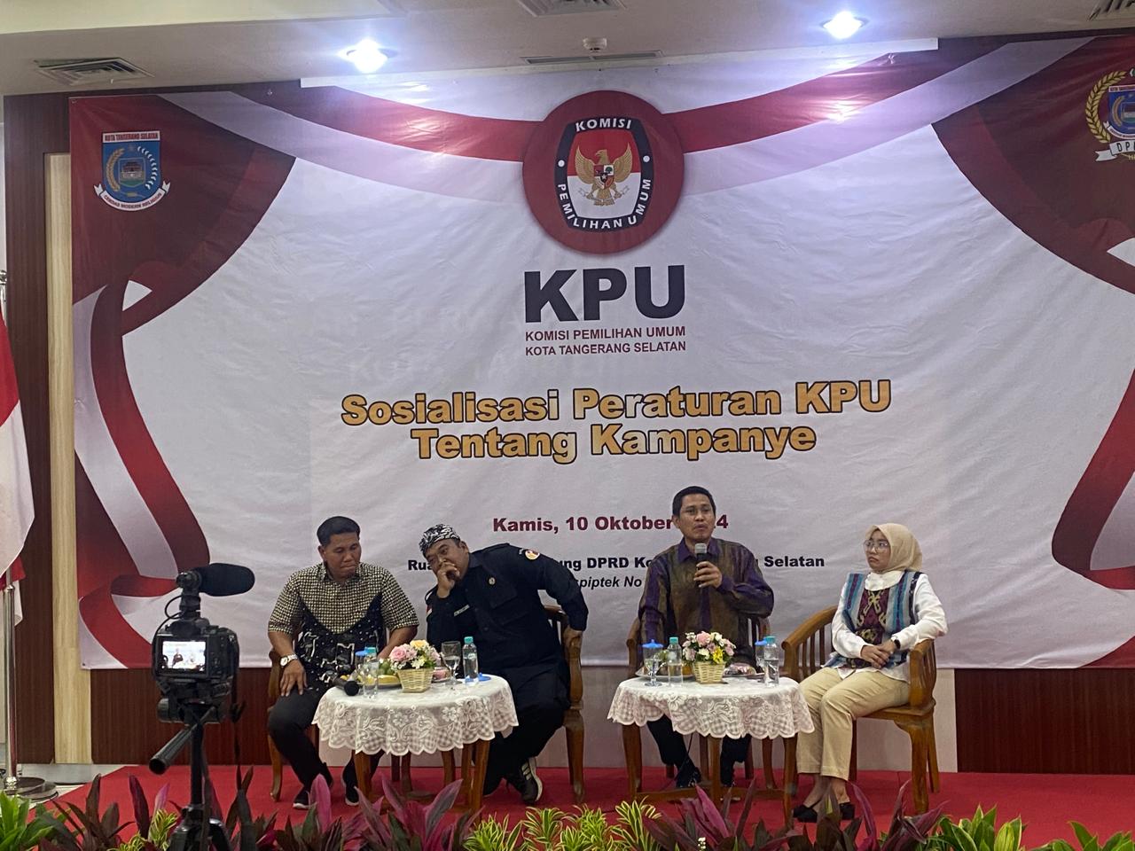 Ikut Kampanye Pilkada, Dewan Wajib Cuti KPU Kota Tangsel memperingatkan anggota dewan agar cuti aaat kampanye.(dra)