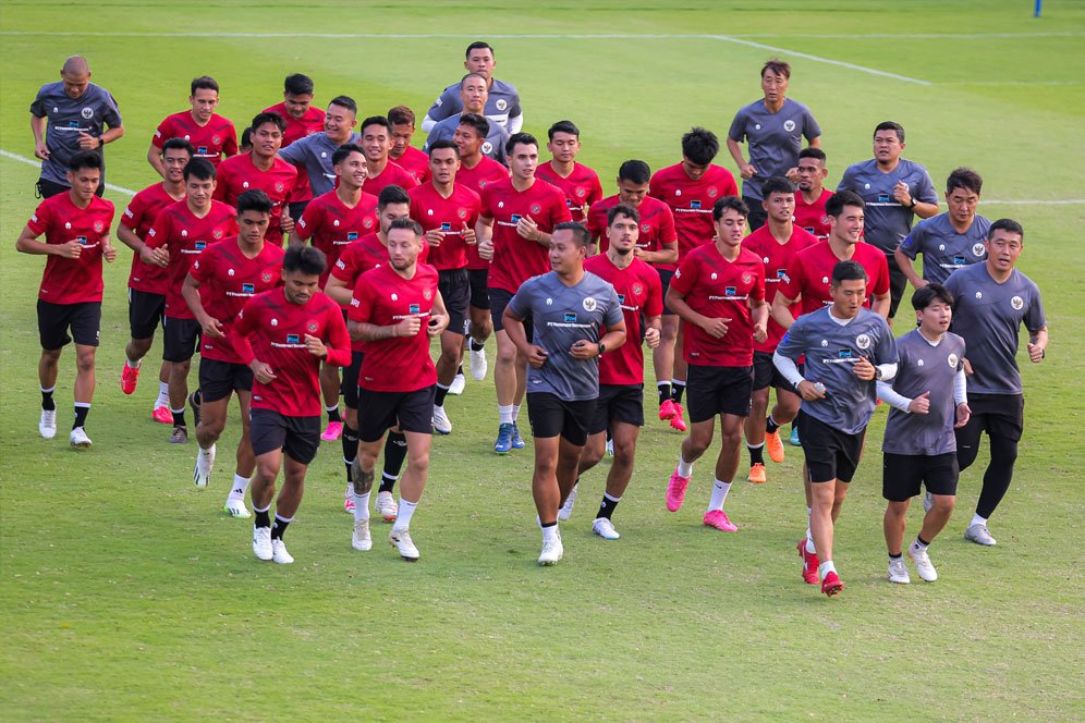 Kualifikasi Piala Dunia 2026 Sesi latihan pasukan STY. Foto : Ist