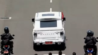 Maung Garuda Mobil Dinas Para Menteri Presiden Prabowo dengan mobil Maubg Garuda. Foto : Ist