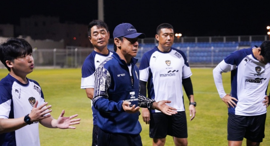 Pasukan STY Langsung Latihan Buat Adaptasi Cuaca Di Tiongkok Foto : Ist