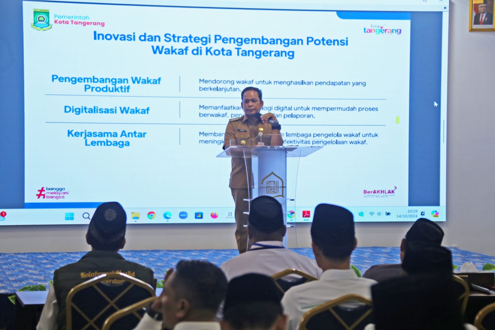 Pj Wali Kota Tangerang Dorong Optimalisasi Potensi Wakaf Penjabat (Pj) Wali Kota Tangerang.(mg.2)