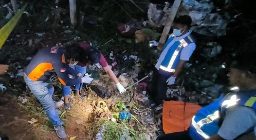 Polisi Ungkap Bagian Tulang Diduga Kerangka Manusia yang Ditemukan di Pinggir Tol Serpong Foto : Ist