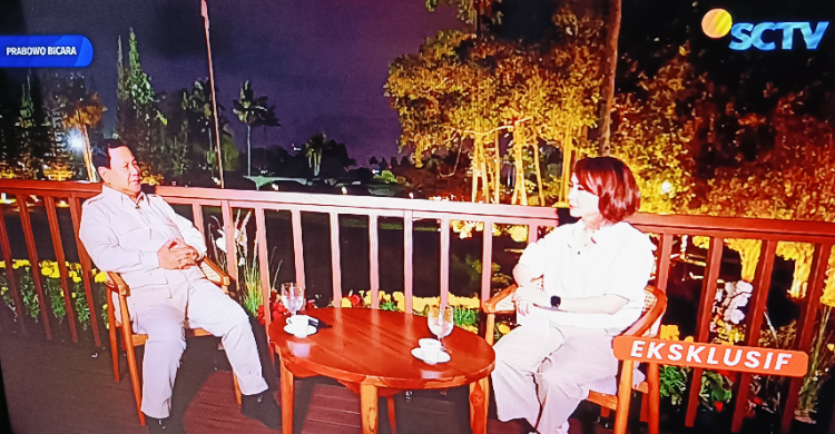 Prabowo Bicara Blak-blakan Soal Pembagian Tugas Dengan Gibran Foto : Ist