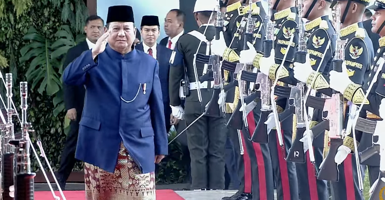 Presiden Dan Wakil Presiden, Prabowo-Gibran Kenakan Baju Betawi Foto : Ist