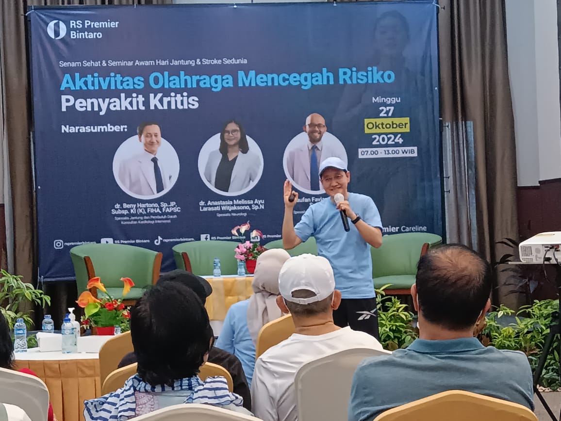 Seminar Olahraga di RS Premier Bintaro, Bergerak demi Hindari Masalah Jantung dan Stroke Foto : Ist